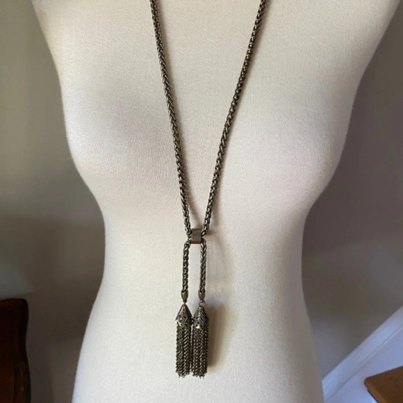 Vintage Tassel Chain Necklace - Picture 1 of 7